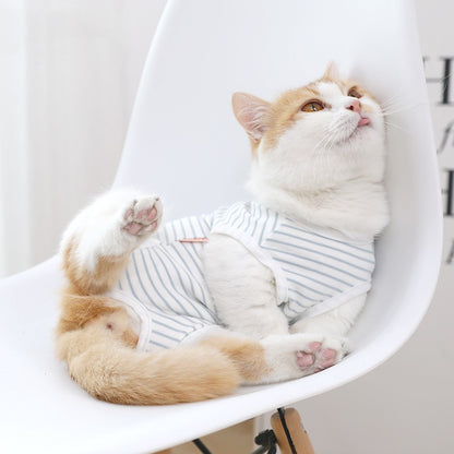 Anti-Licking Recovery Suit for Cats
