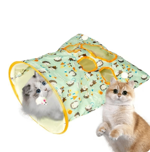 Foldable Interactive Cat Tunnel Toy