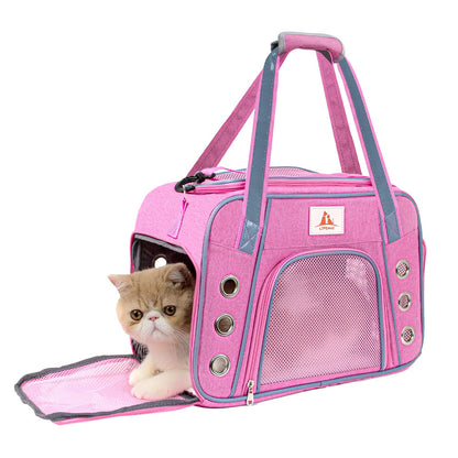Lifeand Soft-Sided Cat Carrier for Cats up to 18 lbs
